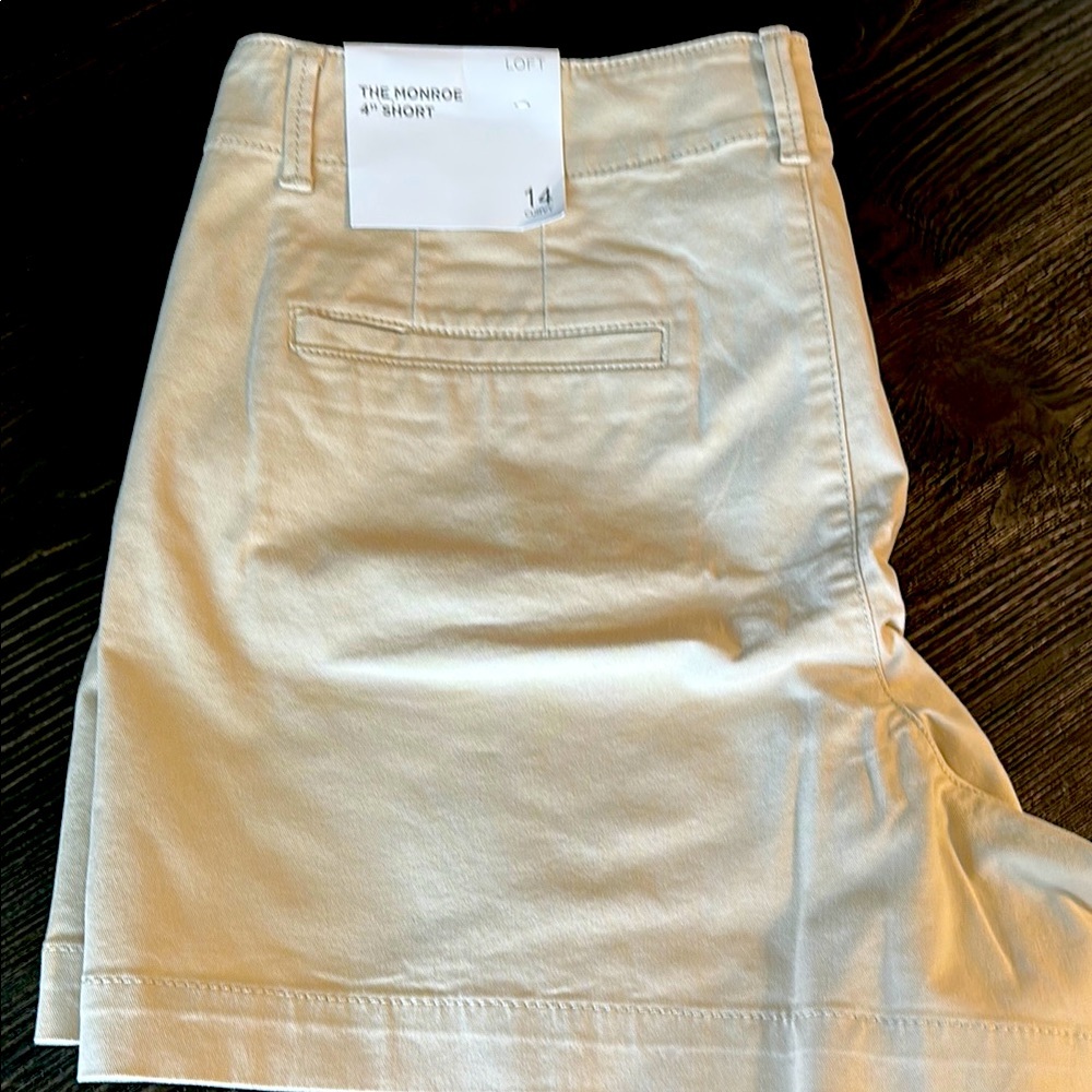 Loft Monroe 4-inch Chino Shorts.